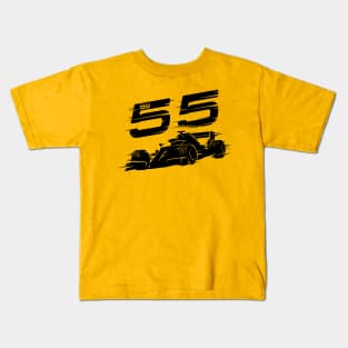 We Race On! 55 [Black] Kids T-Shirt